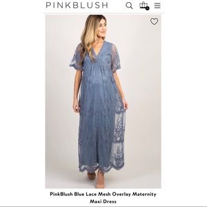 Pinkblush Maternity Dress, Blue